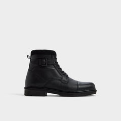 Quaid in Black - Lace-up boot