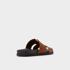 Marcelo in Cognac - Slide sandal