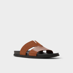 Marcelo in Cognac - Slide sandal