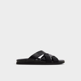 Florian in Black - Slide sandal