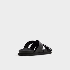 Florian in Black - Slide sandal