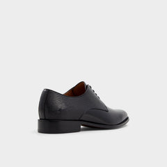 Halbart Black Leather Embossed Men's Oxfords & Lace-ups - Oxford shoe