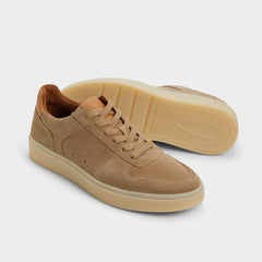 Cup sole Montie in Cognac - Low top sneaker