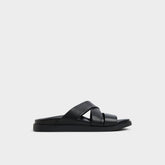Kairo Black Men's Sandals & Slides - Slide sandal