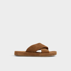 Steele Light Brown Men's Sandals & Slides - Slide sandal