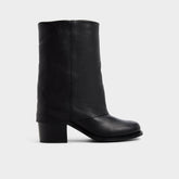 Nolya in Black - Ankle boot Block heel
