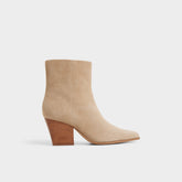 Block heel Shanah in Light Beige - Ankle boot