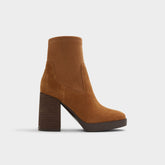 Block heel Voss Dark Brown Women's Casual boots - Ankle boot