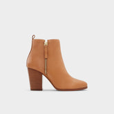 Block heel Noemieflex Dark Beige Women's Ankle boots - Ankle boot