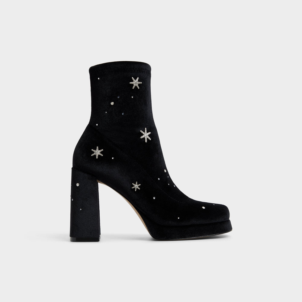 Starrie in Black - Ankle boot Platform