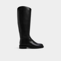 Charley in Black - Knee-high boot Cup sole