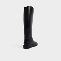 Charley in Black - Knee-high boot Cup sole