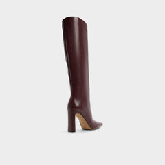 Elyne in Burgundy - Knee-high boot