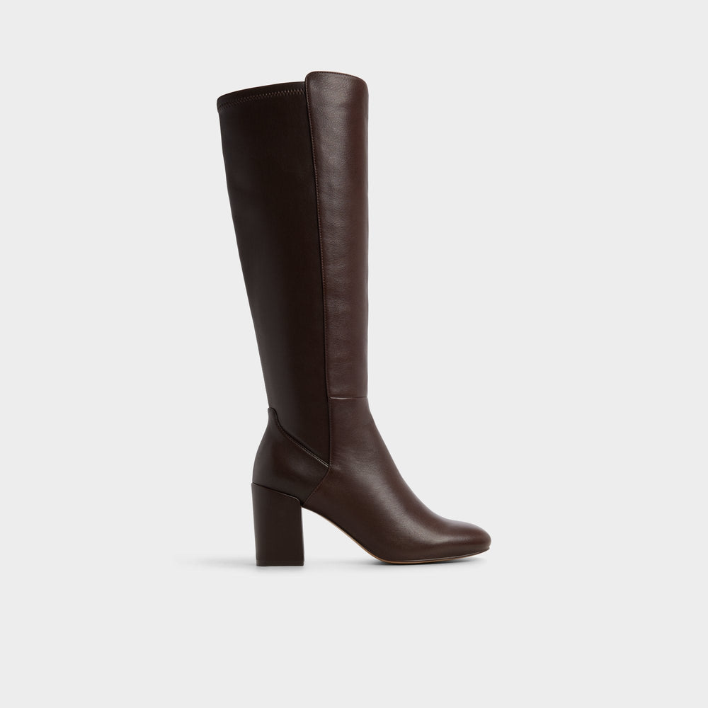 Satori Brown Overflow Women's Tall Boots - Knee-high boot Block heel