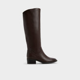 Block heel Kaydienh in Dark Brown - Knee-high boot