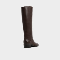 Block heel Kaydienh in Dark Brown - Knee-high boot