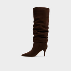 Kimmia in Medium Brown - Knee-high boot Stiletto heel