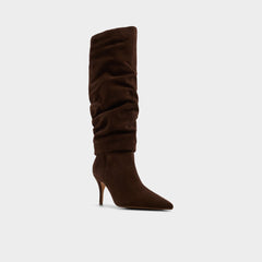 Kimmia in Medium Brown - Knee-high boot Stiletto heel