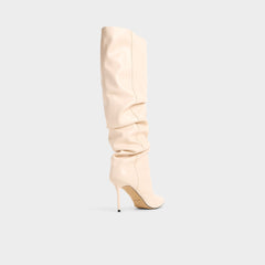 Stiletto heel Daroba in Cream - Over-the-knee boot