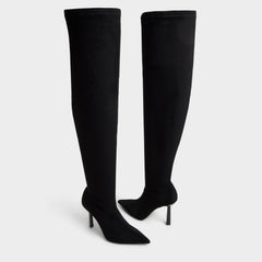 Stiletto heel Caldan in Black - Over-the-knee boot