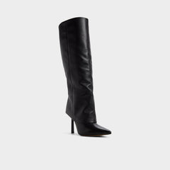 Stiletto heel Lenoria in Black - Knee-high boot