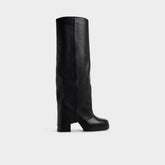 Maeveh in Black - Knee-high boot Platform