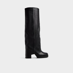 Maeveh in Black - Knee-high boot Platform