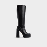 Platform Albie in Wc Black - Knee-high boot