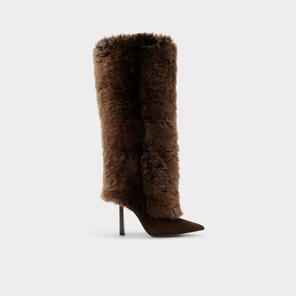 Stiletto heel Lennore in Dark Brown 14163383 - Knee-high boot
