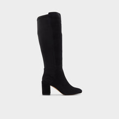 Satori in Other Black - Knee-high boot Block heel