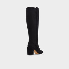 Satori in Other Black - Knee-high boot Block heel