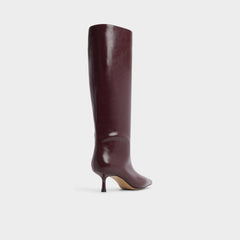 Selora in Burgundy - Knee-high boot Stiletto heel