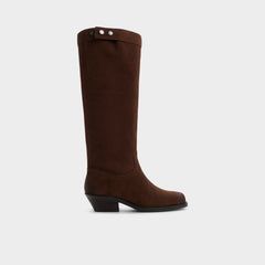 Emberlyn in Dark Brown 14163446 - Knee-high western boot Cup sole