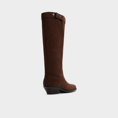 Emberlyn in Dark Brown 14163446 - Knee-high western boot Cup sole