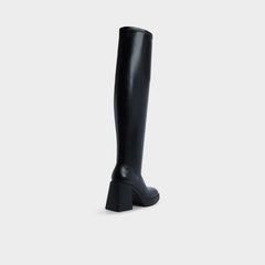 Maritza in Black - Over-the-knee boot Platform