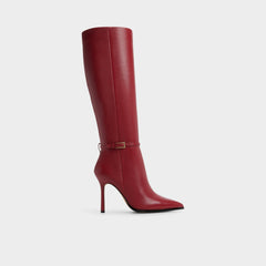 Stiletto heel Maellie in Dark Red - Knee-high boot
