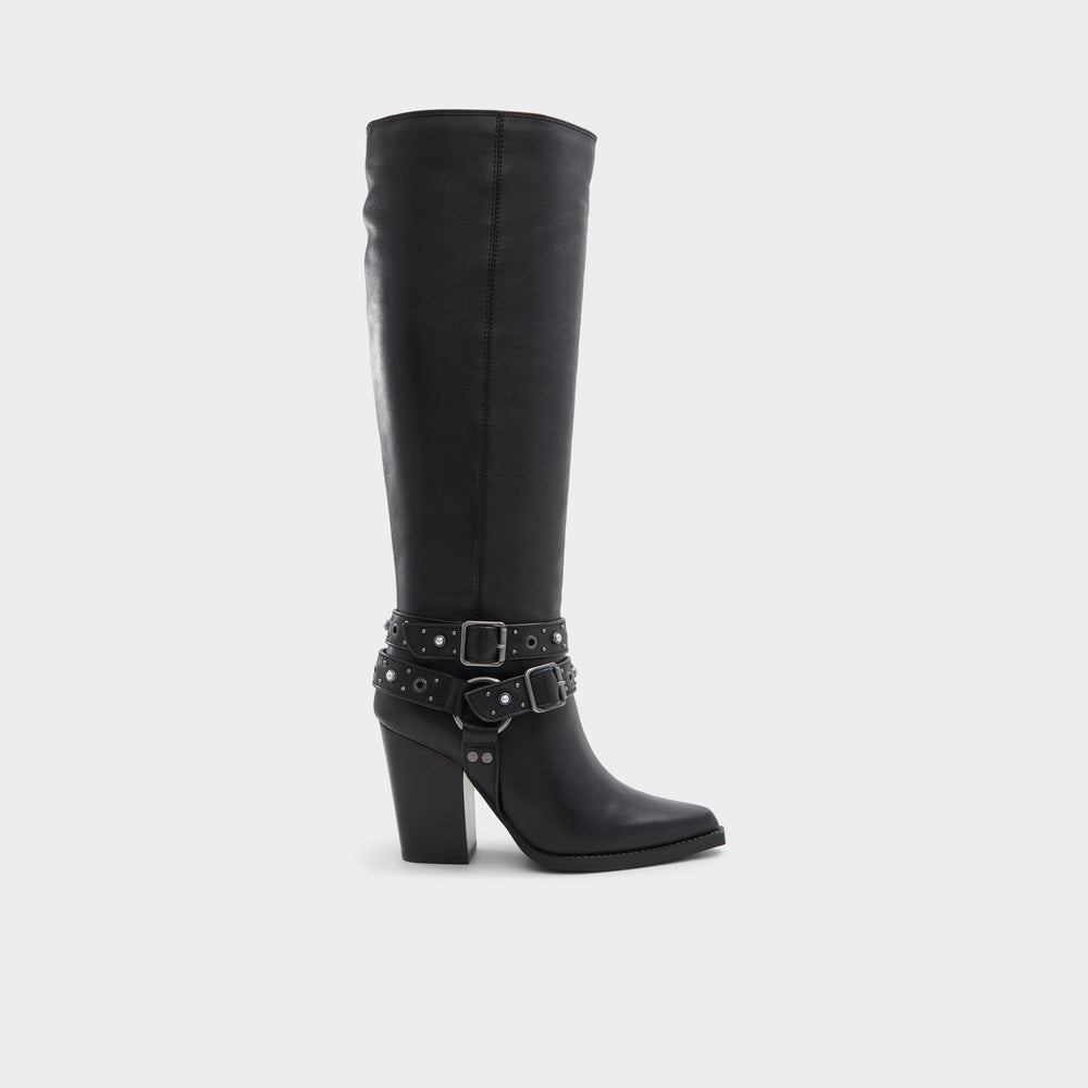 Black Thelidan-wc Other Black Women's Tall Boots - Knee-high boot