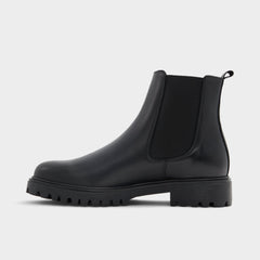 Lug sole Adalitlan Black Women's Casual boots - Chelsea boot