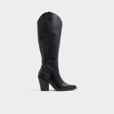 Nevada-wc Black Women's Western - Western knee-high boot Black