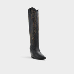 Cup sole Alamo Other Black Women's Tall Boots - Western boot