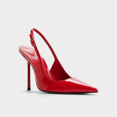 Serrah in Medium Red - Pump Stiletto heel