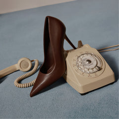 Stasya in Dark Brown - Pump Stiletto heel