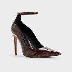 Antigua in Open Brown - Pump Stiletto heel