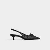 Azaro in Other Black 14151901 - Slingback heel Kitten heel