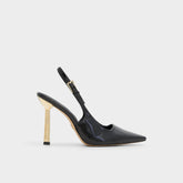 Marysa Black Women's Slingbacks - Slingback heel Stiletto heel
