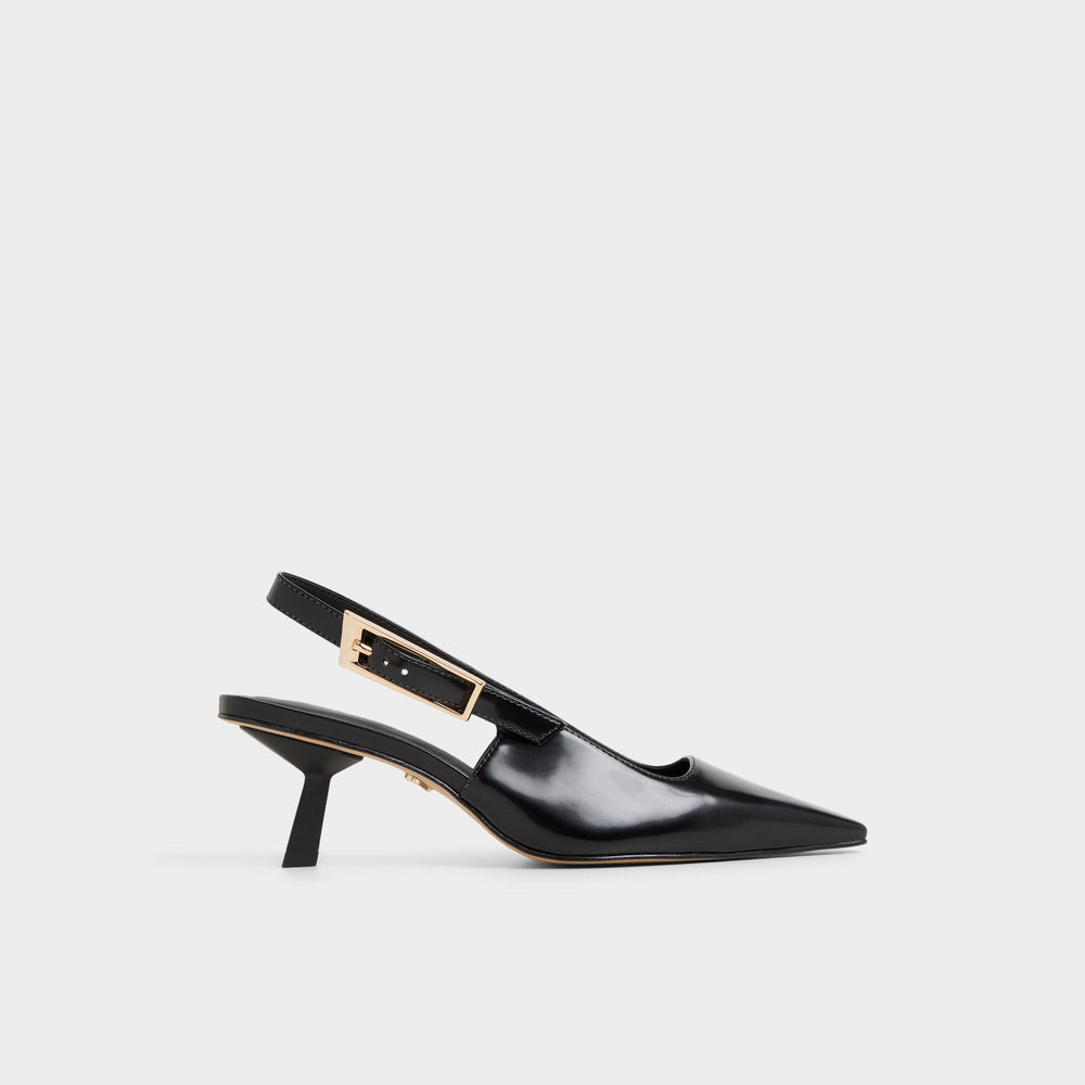 Kitten heel Nealie in Black 14139075 - Slingback heel