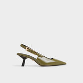 Nealie in Khaki 14139074 - Slingback heel Kitten heel