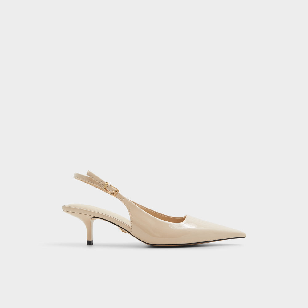 Josita Medium Beige Women's Kitten heels - Slingback heel Kitten heel