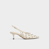 Naiarah in Cream 14118390 - Slingback heel Stiletto heel