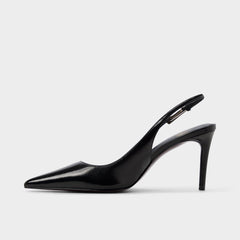 Syliaa in Open Black - Slingback heel